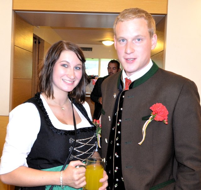 Die Lendorfer Zechmeister Carmen Zauchner und Christoph Steiner