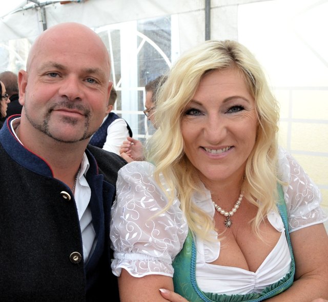 Franz Großensteiner mit seiner Monika Bacher