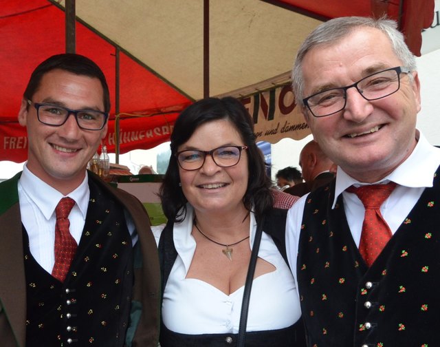 Christian Lanzinger (FPÖ), Marika Lagger-Pöllinger (SPÖ) und Johann Oberlercher (ÖVP)