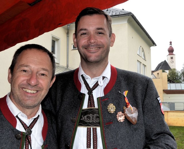 VS-Direktor Horst Steinlechner und Martin Zmölnig