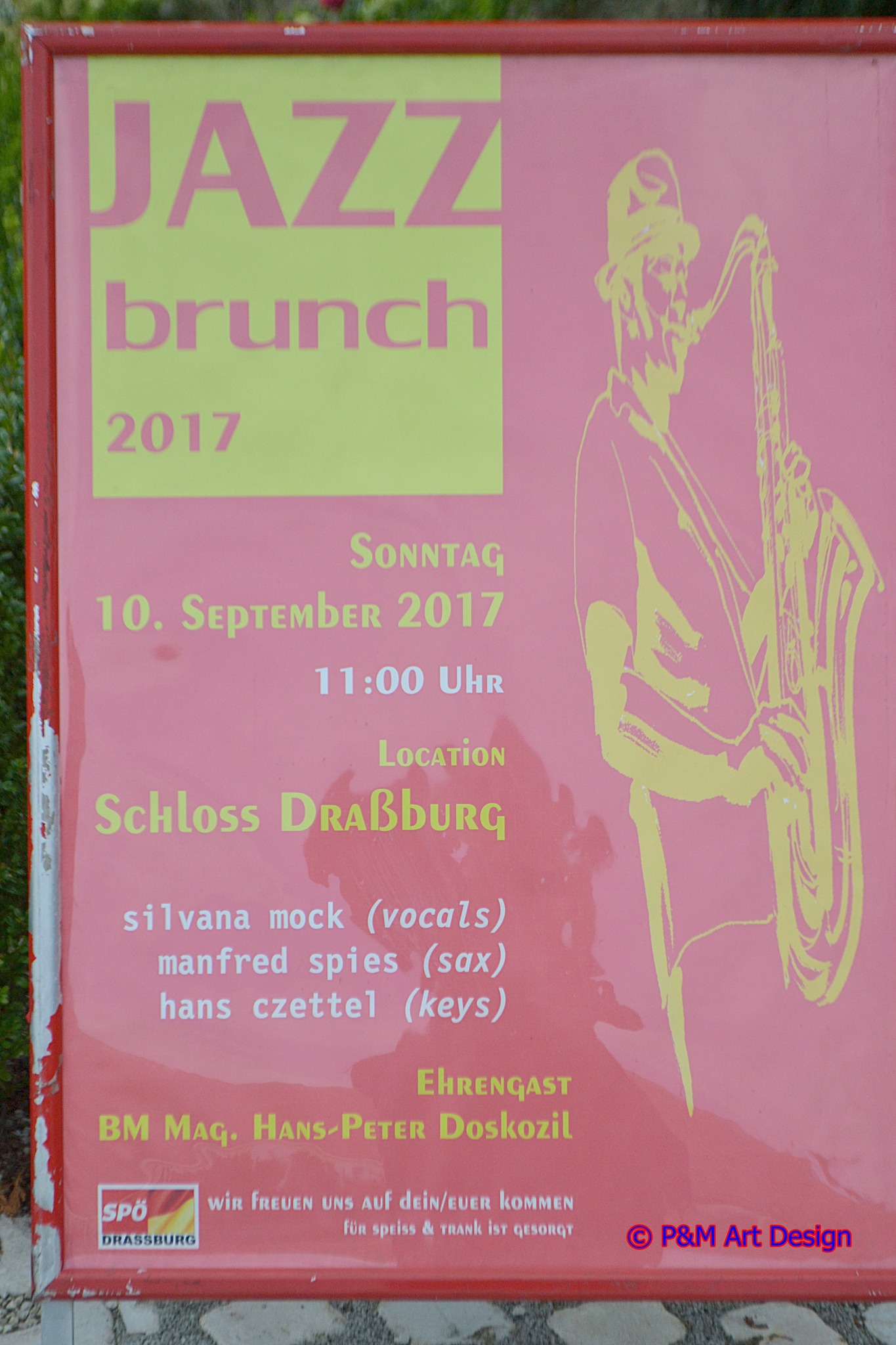 Minister Besuch im Schloss Draßburg in Burgenland Mödling