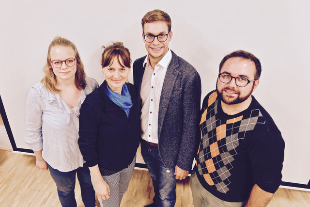 Anna Habersatter, Landesrätin Martina Berthold, Thomas Gefahrt und Daniel Schlieber | Foto: Akzente