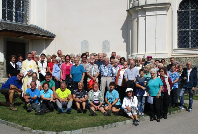 Die Wallfahrtskirche „Schmerzhafte Mutter am Weizberg“ war heuer Ziel der Fuß- und Buswallfahrer aus dem Vordernbergertal. | Foto: KK