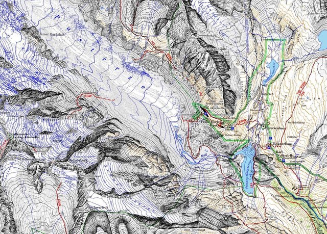 Die stetig kleiner werdende Pasterzenzunge | Foto: Alpenverein Österreich