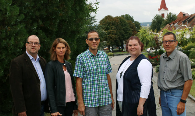 Das Team der BLZ-Bürgerliste Zagersdorf v.l. Christian Fischer, Monika Kruisz, Otmar Eisner, Veronika Fischer und Engelbert Eisner | Foto: Bürgerliste Zagersdorf