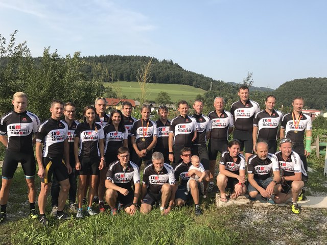 Die Finisher des Eisenmanns durften sich über das begehrte Finisher T-Shirt freuen.