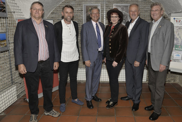 Wolfgang Hinteregger, Jörg Bilban, LH Dr. Peter Kaiser, Tanja Krauß, Zweiter Landtagspräsident LAbg. Rudolf Schober und Kurt Batschinski
