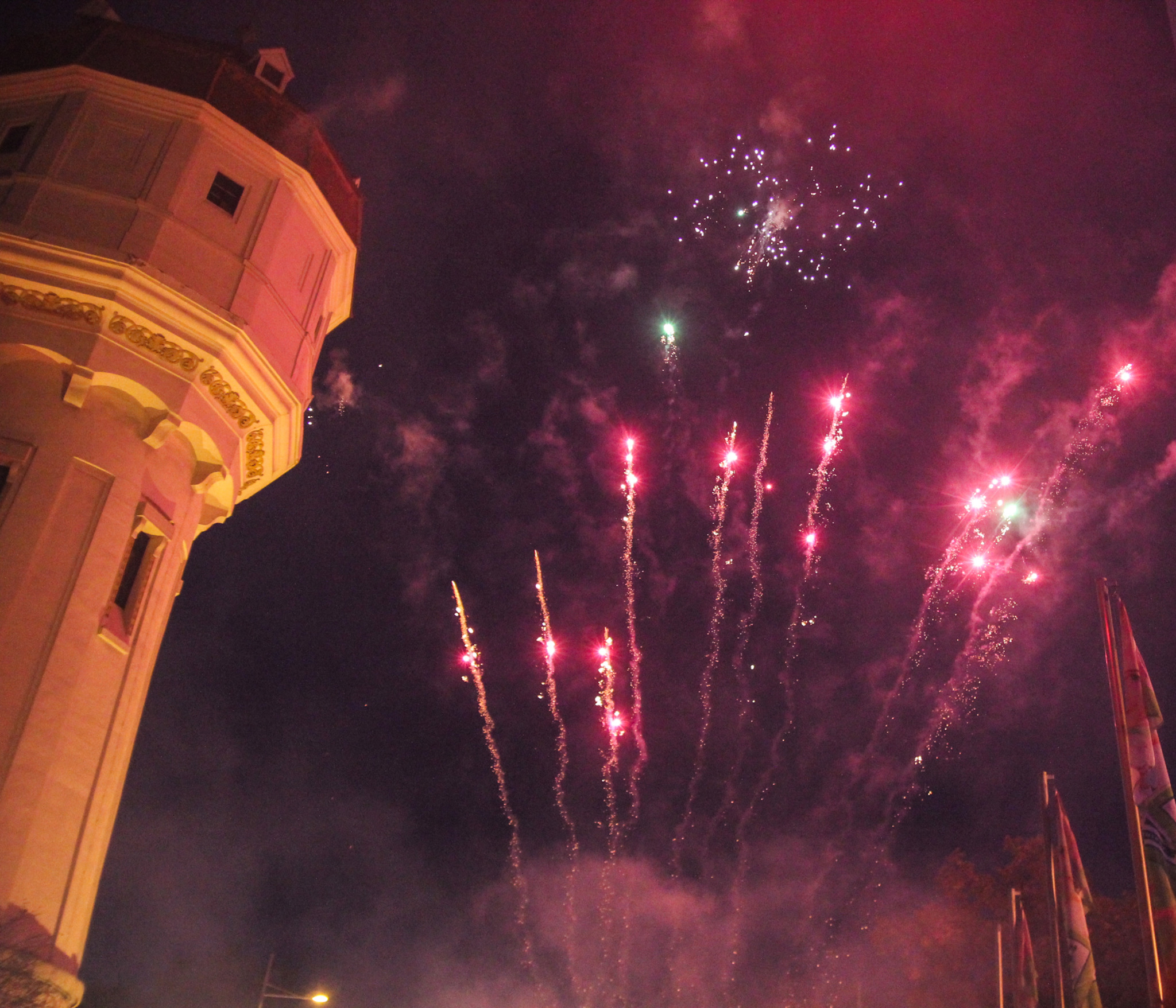 Der Wiener Neustädter Wasserturm brannte wieder Wiener Neustadt