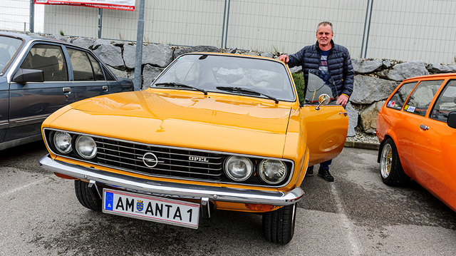 Opel Manta A 1900 beim Opel GT Treffen in Stadt Haag