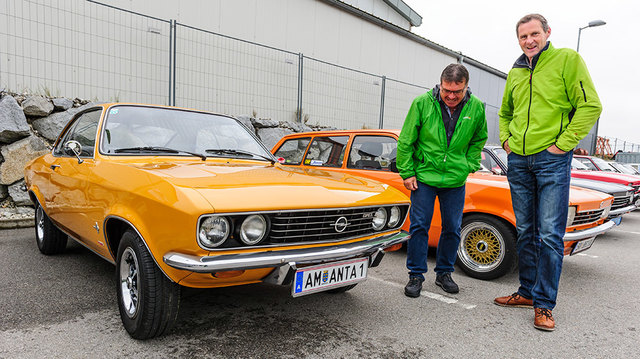 Opel Manta A 1900 beim Opel GT Treffen in Stadt Haag