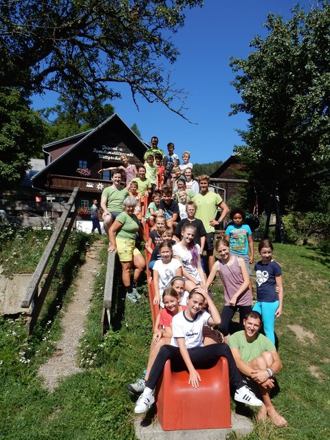 Rund 23 Kinder waren beim heurigen Sommer-Klettercamp des Weizer Alpenvereins dabei. | Foto: ÖAV Weiz