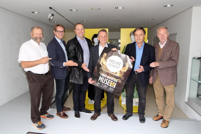Bgm. Marcus Martschitsch, Obmann Reinhold Glehr und die Vortragenden präsentierten das Programm.