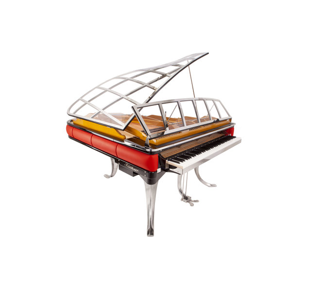 Blüthner PH Flügel by Poul Henningsen - Goldener Klang trifft dänisches Design