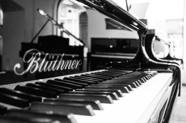 Vielfältige Instrumentenauswahl im Blüthner Zentrum