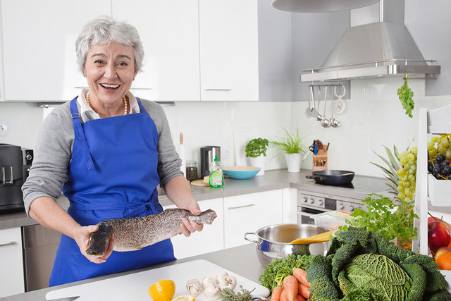 Fisch enthält Öle, die fürs Herz sehr gesund sind.