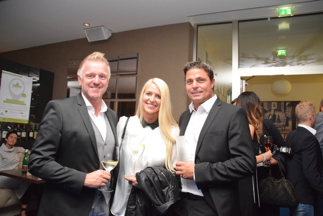 Von links: Martin Schneebauer, Michaela Fresinger und Roman Ferdik (Nespresso)