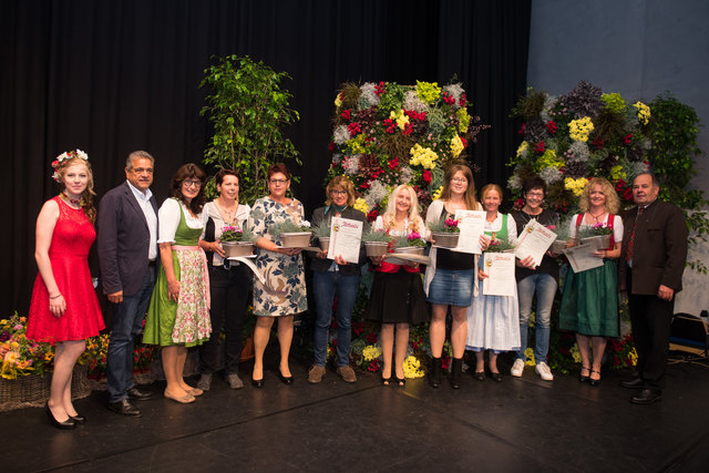 Finale der Blumenolympiade 2017 in in der Blumenhalle in St. Veit | Foto: kk