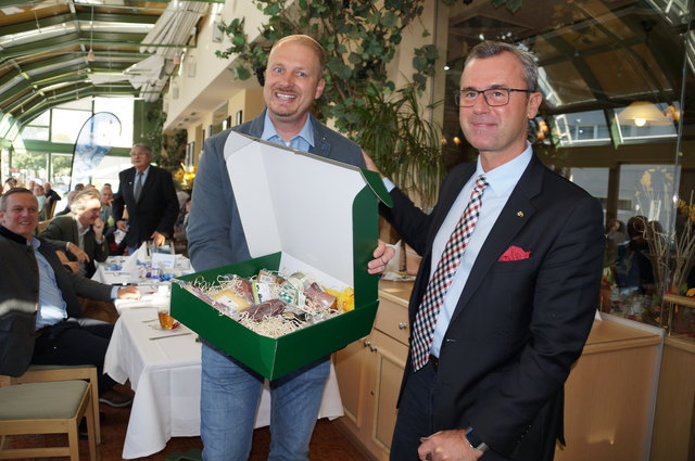 Norbert Hofer und Markus Leinfellner