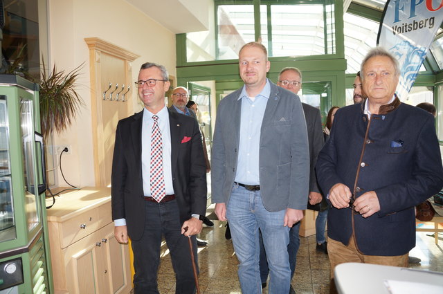 Auch NAbg. Josef Riemer durfte in Voitsberg nicht fehlen.
