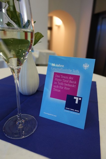 30 Jahre Hypo Tirol Bank in Telfs.
