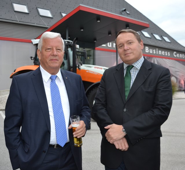 der ehemalige Bauernbund Präsident Jakob Auer mit ........