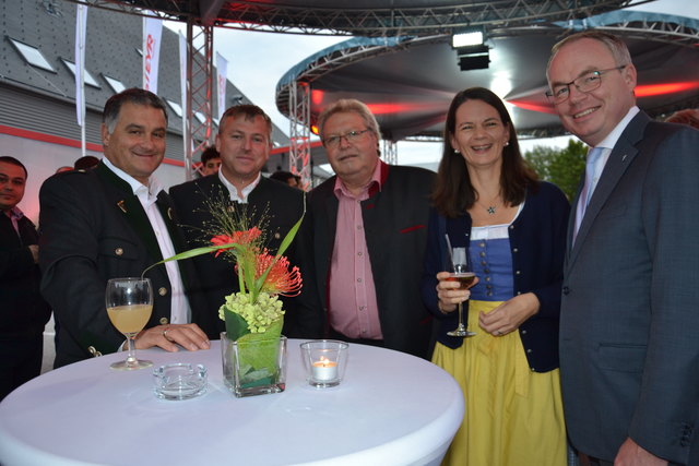 Auch Landeshauptfrau Stellvertreter Stephan Pernkopf, St. Valentins Bürgermeisterin Kerstin Suchan-Mayer und ihr Stellvertreter Ferdinand Bogenreiter genossen den Abend