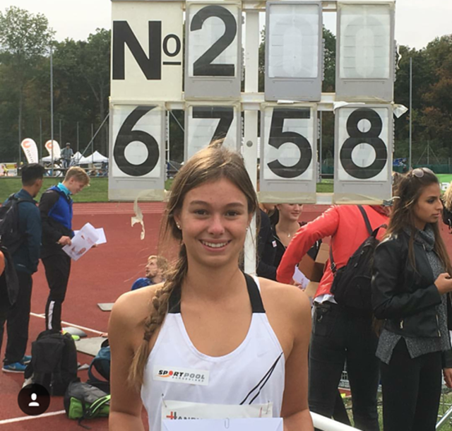 Mit 67,58m stellte Ivonne Wiener einen neuen Handy-Weitwurf-Weltrekord auf. | Foto: Ivonne Wiener