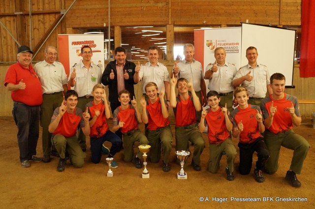 Scheinbar "unschlagbar" die Feuerwehrjugend Weeg siegte in den beiden Wertungen "Champions" und "Cup" | Foto: Anita Hager