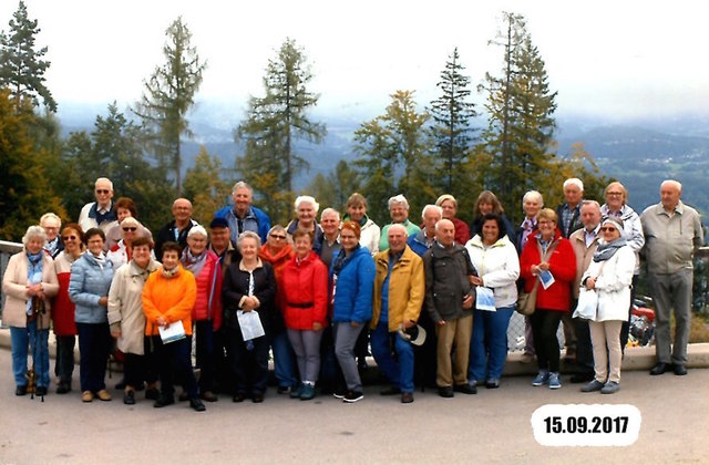 Gruppenfoto der Kärntenreise des Seniorenbundes Altlengbach.
