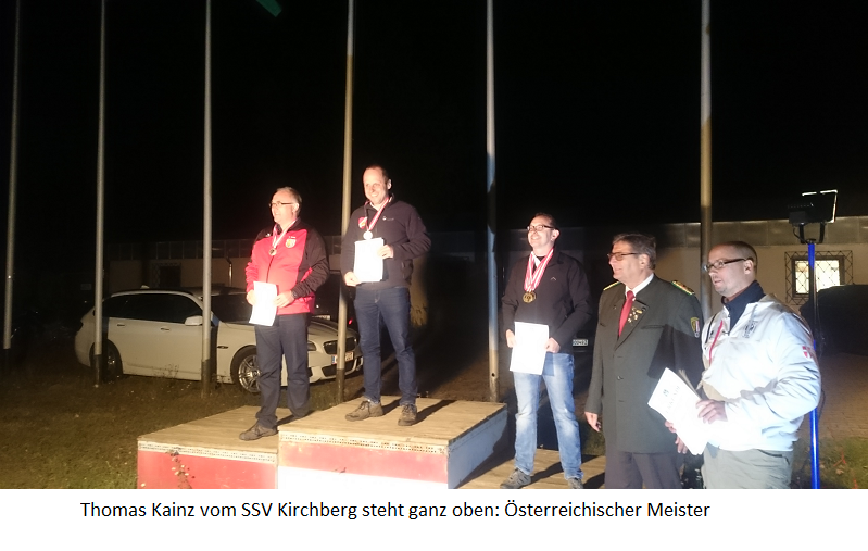 Thomas Kainz vom SSV Kirchberg ist Österreichischer Meister.