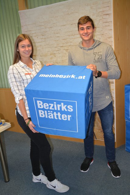 Ivonne Wiener und Adam Wiener war bei den Bezirksblättern Oberwart zu Gast.