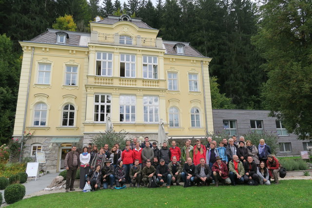Internationale Delegation beim Besuch in der Villa Sonnwend National Park Lodge | Foto: Nationalpark Kalkalpen/Looije