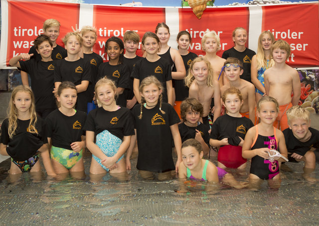 Schwimmteam Kruder Zirl beim Oberland Cup in Telfs am 23.9.2017