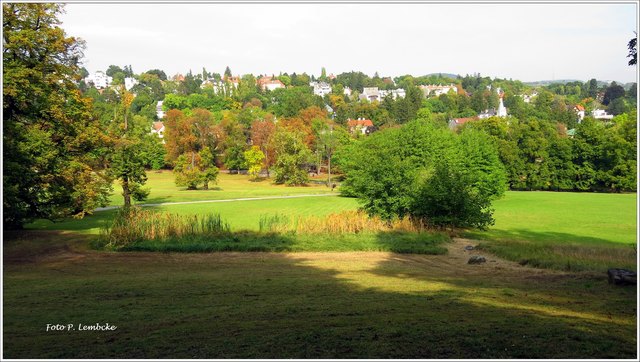 Vom Schlosspark aus