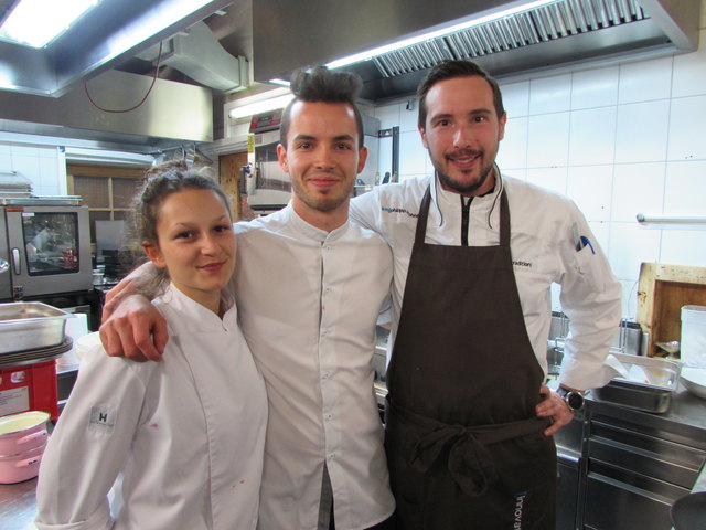 Ein Team: Vanessa Fuchs, Michael Ploner und Philipp Stohner.