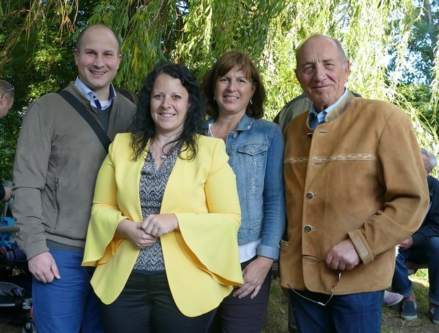 Paul Frühling, Claudia Hofbauer, Christine Prendl, Franz Buchberger (vlnr).