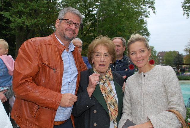 Gerhard und Evelyn Köfer mit Frau Flaschberger