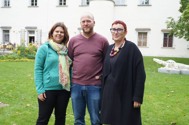 Die Veranstalter Natascha Schafferer (Jugendservice Spittal), Laurenz Kruckenhauser (Junique) und Ulrike Bernhard (Migrantinnenberatung) | Foto: eggspress
