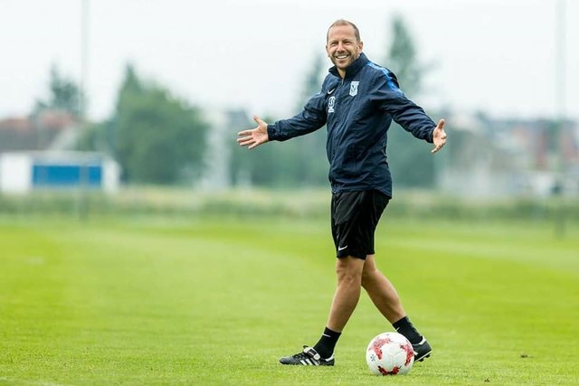 Die Formkurve stimmt: René Poms und seine Mannschaft liegen auf dem zweiten Tabellenplatz