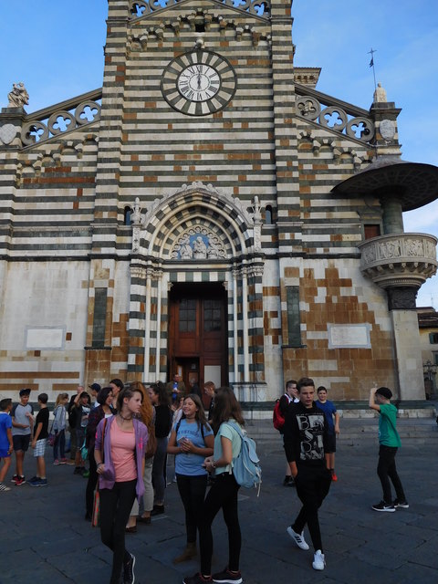 Die Ebenseer Schüler besuchten die Partnerstadt Prato. | Foto: HLA Mode Ebensee