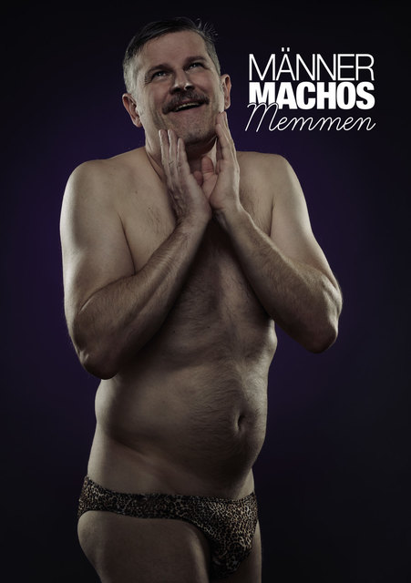 Männer, Machos, Männer - Männerbildnisse - Flyer