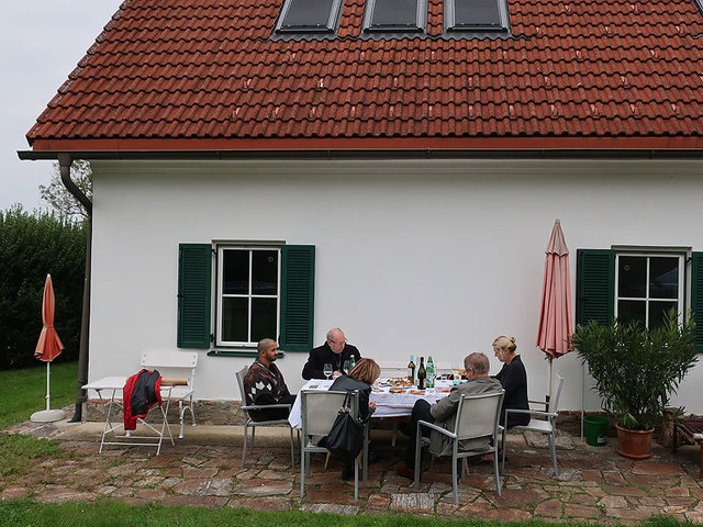 Arbeitstreffen in der Weststeiermark: bei Ursula Glaeser (Kulturbüro Stainz)