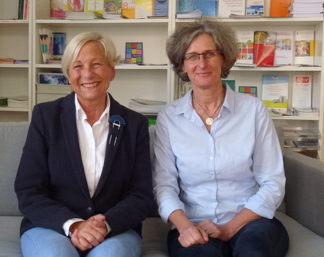 Bieten Unterstützung: Sigrid Steffen, Vorsitzende Verein AhA, und Geschäftsführerin Ulrike Rausch-Götzinger. | Foto: Verein AhA