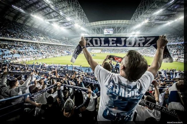 Lech Posen-Fans sorgen für großartige Stimmung