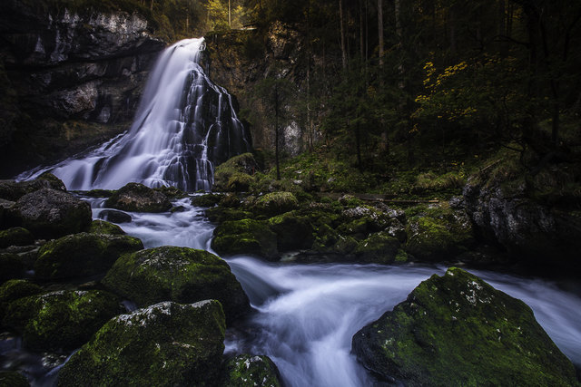 Gollinger Wasserfall im Herbst