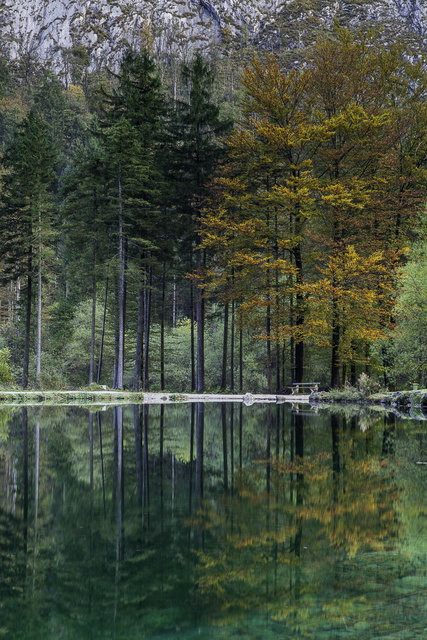 Herbstliche Spiegelung