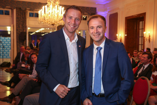 AK-Vizepräsident Peter Eder und SPÖ-Klubobmann Bernhard Auinger | Foto: Neumayr/Berger