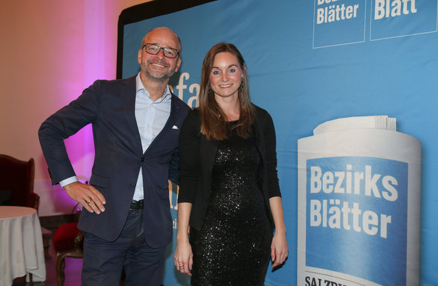 Toni Santner von der Agentur P8 und Stadtblatt-Redakteurin Lisa Gold | Foto: Neumayr/Berger