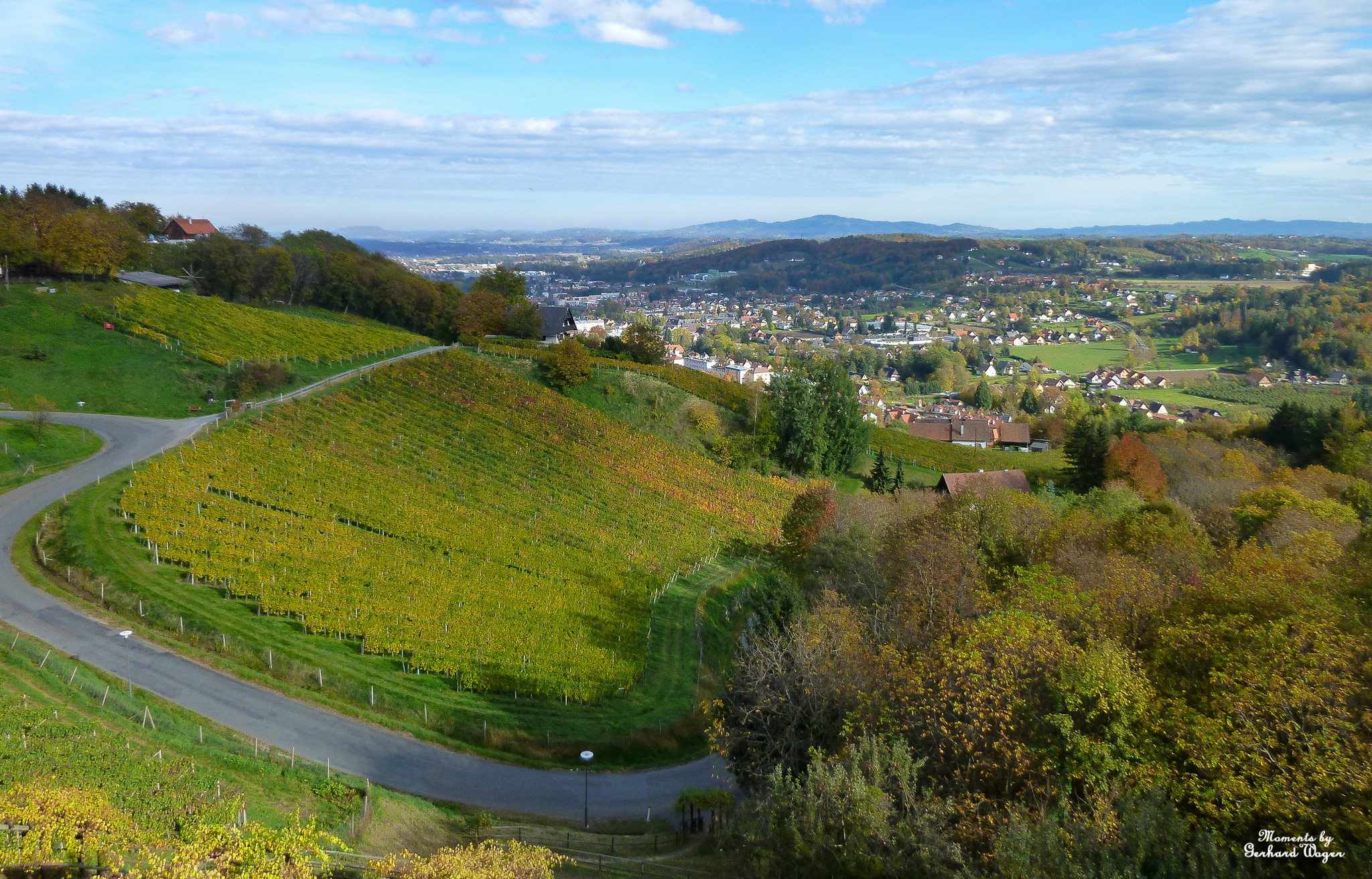 Herbstlicher Blick von der Burg Deutschlandsberg! Deutschlandsberg