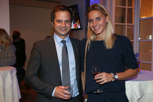 Vorstand der Chirurgie der SALK Klaus Emmanuel mit seiner Frau Katja | Foto: Neumayr/Berger
